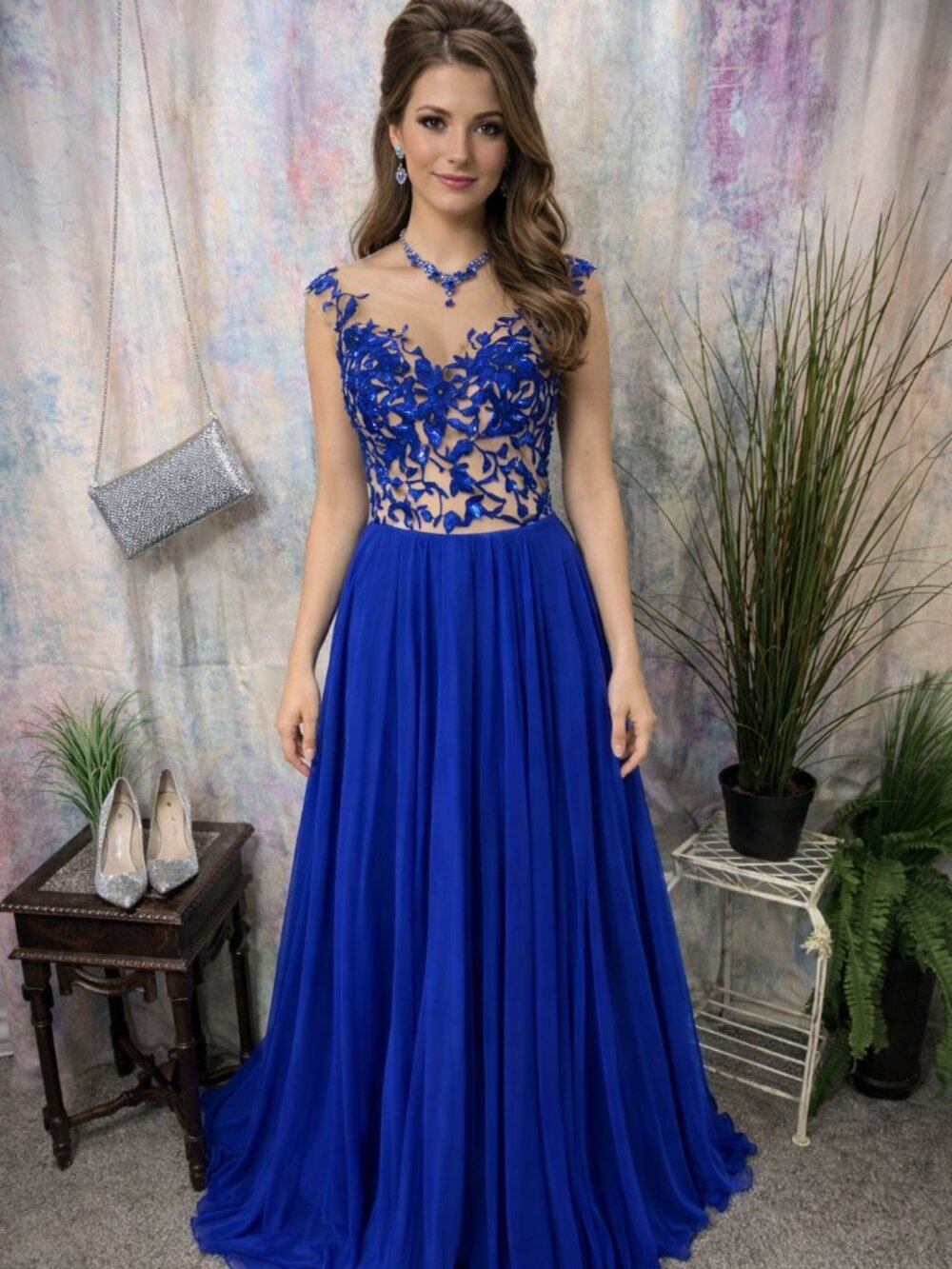 📌Sherri Hill Showstopper Royal Blue Prom- Pageant - Formal - Military Ball Gown